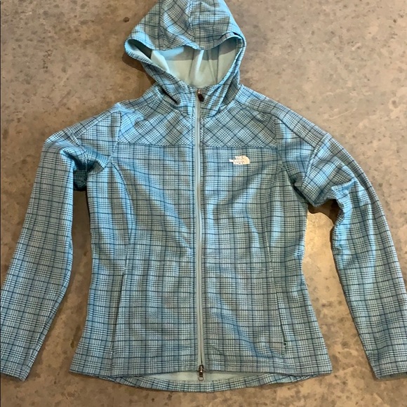 plaid fleece hoodie